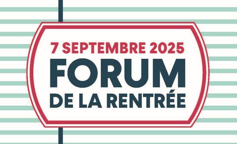 Rendez-vous au Forum de la rentrée !