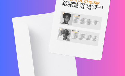 À vous de choisir le nom de la future place des Bas-Pays ?