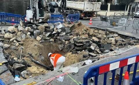 Travaux avenue Gaston Roussel 