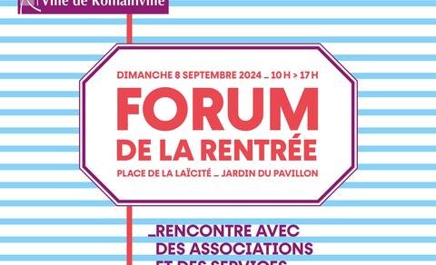 Rendez-vous au Forum de la rentrée !