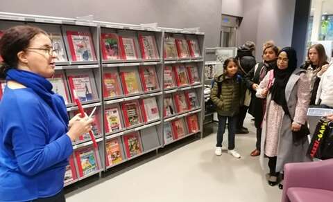 Atelier "Ouvrir l’école pour la réussite des enfants" à la médiathèque